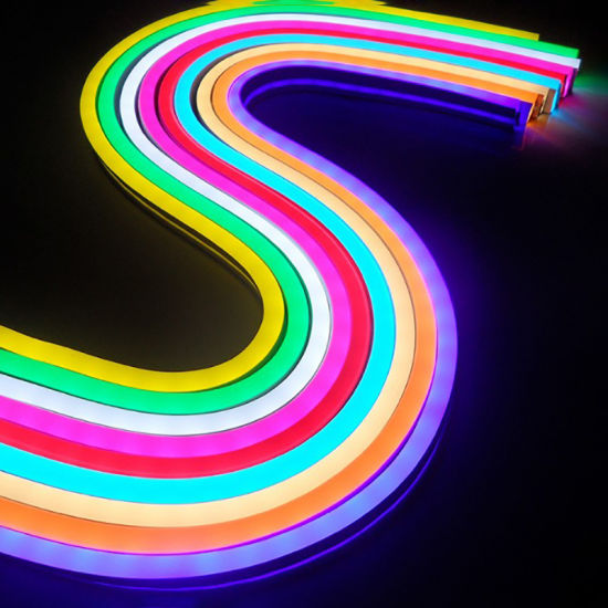 DC24V Double Row 16.4Ft Optional 30*20mm Top Lighting Waterproof Multi-color Optional Flexible LED Neon Tube Light DC24V Double Row 16.4Ft Optional 30*20mm Top Lighting Waterproof Multi-color Optional Flexible LED Neon Tube Light